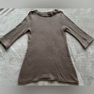 Vintage Marks & Spencer Mini Knitted Dress with Statement Sleeves